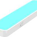 Pillow Speaker Bone Conduction Stereo Bluetooth Wireless Music Sleep Headphones Portable White Noise Machine for Side Sleepers Sleep Speaker Compatible with iOS/Android/Windows (White+Blue)