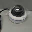 5MP 4MP 180 Degree Wide Angle Dome Security Camera HD-TVI/CVI/AHD/960H Analog 4 in 1 Super Hybrid HD CCTV Surveillance 1.7mm Fisheye Lens Outdoor/Indoor IR Day&Night Vision Home Cam