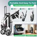 Transport Wheelchairs for Adults Lightweight Portble Wheelchair