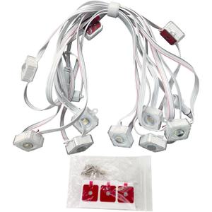 ASAHOM 16.4ft Extension Lights, Only Compatible S1050 RGBCW Permanent Outdoor Lights(Not Include Power Supply)-White