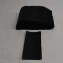 Linen-Feel Black Paper Napkins, Cloth Like Dinner Napkins with Built-in Flatware Pocket, Pre-Folded Absorbent Disposable Guest Paper Hand Towels for Bathroom, Weddings Party(50 Pack)