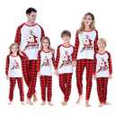 Benaive Matching Family Christmas Pajamas Set Holiday Pjs for Women Men Sleepwear (White & Red, Reindeer, 5)