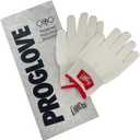 PROGLOVE HD Professional White Gloves for Vinyl Wrap, PPF, Tinting, Auto Detailing (2 Gloves/Pack) S