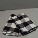DII 100% Cotton Buffalo Check Pillow Cover Set, Black, 20x20, 2 Piece