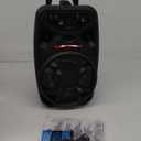 iLive Electronics Wireless Tailgate Party Speaker, LED Light Effects, Built-in Rechargeable Battery, Black (ISB380B)