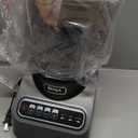 Ninja Food Processor, Professional Plus, 1000 Peak Watts, 4 Functions for Chopping, Slicing, Purees & Dough with 9-Cup Processor Bowl, 3 Blades, Food Chute & Pusher, Silver, BN601