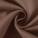 Joydeco Blackout Curtains 108 Inch Length 2 Panels Set, Thermal Insulated Long Curtains& Drapes 2 Burg, Room Darkening Grommet Drapes for Living Room Bedroom Window (W52 x L108 Inch, Brown)