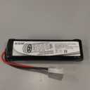 1 Pack 8.4V 3000mAh Ni-MH Battery with TRX Plug and Charger Replacement for RC Car Truck Boat Buggy Tamiya Traxxas Kyosho HPI LOSI