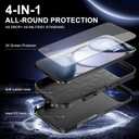 for iPhone Air Case [Shockproof] [Dropproof] [Heavy Duty Protection] [Pocket-Friendly] Slim & Tough Non-Slip Protective Phone Cover for iPhone Air 6.6inch, Black