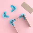 Briartw 8pcs Corner Guides for Chipboard Boxes,L-Shape Cardboard Box Corner Assembly Clamps for Box Making,Cartonnage Corner Holding Tool Work with 3 mm, 2 mm, 1.5 mm, and 1 mm Wide Chipboard,Blue