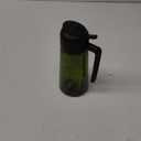TrendPlain - Original 16oz/470ml Olive Oil Dispenser Bottle for Kitchen Gadgets and Air Fryer Accessories - Olive Oil Sprayer for Cooking w/Stickers - Black