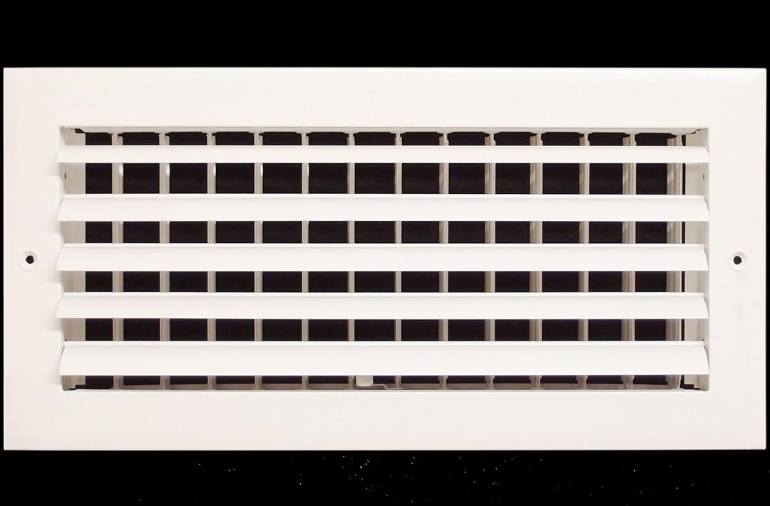 HVAC Premium 14'' x 4'' - 1-Way Air Vent - Adjustable Aluminum Curved Blades - Maximum Air Flow - HVAC Grille