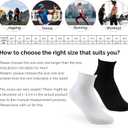 YOUNGTIME Low Cut Ankle Socks for Men and Women, 80% Cotton No Show Socks (Black)