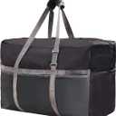 REDCAMP Foldable Travel Bag, Large Sports Bag, 75L/96L/100L, Lightweight Waterproof Tote Bag Black 22"/60l