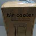 Portable Evaporative Air Cooler, Quiet Windowless Swamp Cooler with 4 Ice Packs, 2 Gallon Water Tank, Remote Control, 4 Modes & 3 Speeds, Oscillating Cooling Fan for Bedroom, Living Room and Office, 22'*12'*11'