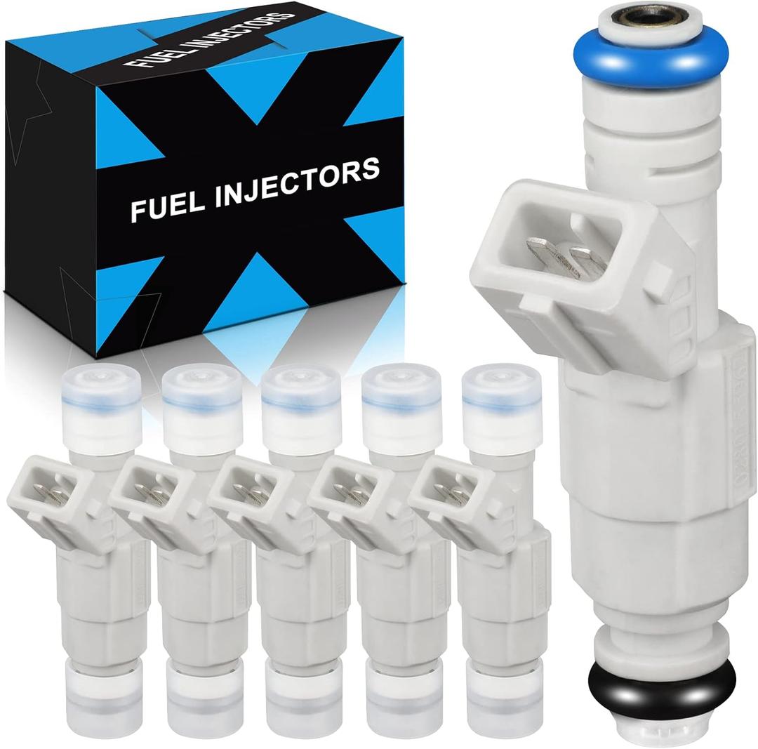 0280155962 Fuel Injectors For:-Ford Explorer 4.0L 1999 2000 For:-Ford Ranger 4.0L 1998 1999 2000 For:-Mazda B4000 4.0L 1998 1999 2000 2001, 842-12205, 84212205, 0-280-155-962(6 Pcs)