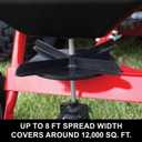 CRAFTSMAN Universal Tow Behind Broadcast Spreader for Seed, Fertilizer, and Ice Melt, 85 lb Capacity with Direct Rod Flow Control
