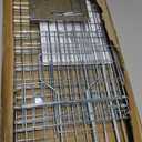 Faicuk Large Collapsible Humane Live Animal Cage Trap for Raccoon, Opossum, Stray Cat, Rabbit, Groundhog and Armadillo 32 x 11 x 13 Inch