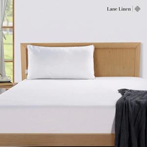 LANE LINEN Bed Pillows King Size Set of 1-20"x36" Medium Firm Down Alternative Pillows for Sleeping, Hotel Quality Back Stomach or Side Sleeper King Pillow 1 Pack, Cooling Soft Easy Care - White