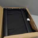 Sheenive Stadium Seats for Bleachers with Back Support, Bleacher Seats with Backs and Cushion Wide, Padded Portable Folding Comfort Stadium Chair with Shoulder Strap, Perfect for Sports Events (Black)