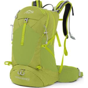 IX INOXTO Hiking Backpack, 26L/ 40L Waterproof Hiking Daypack with 3L Water Bladder and Rain Cover, Lightweight Travel Camping (Fruit Green, 26L)