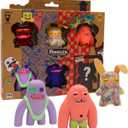 Fuggler Series 2 Collectible 6-Pack Window Box Creepy Funny Plush Figures Including Rare Hidden Surprise Character Paramount Crossovers (Assortment A-G) (Assortment A)