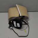 Oneach 19.5" Small Table Lamp for Bedroom - Bedside Lamps for Nightstand, Black Table Lamp for Living Room with Fabric Shade, Desk Reading Lamp for Kids Room Living Room Office Dorm