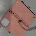 Defencase Compatible with iPhone 15 Pro Max Case Wallet with RFID Blocking Card Holder for Women Men, PU Leather Magnetic Snap Flip Zipper Strap Wallet Phone Case Fit for iPhone 15 Pro Max, Rose Pink