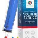 Medi Grade Ear Syringe Ear Wax Removal Kit with 3 Quad-Stream Tips - Ear Irrigation Flushing System - Ear Wax Cleaner to Improve Hearing Clarity and Aural Hygiene - Large Ear Wax Syringe - 2.03 fl oz