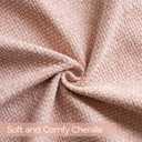 a moment Pink Spring Chenille Throw Pillow Covers 12x20 Inch Pack of 2 Modern Decorative Throw Pillow Covers Farmhouse Cross Covers Modern Home Decor for Sofa Bedroom Living Room