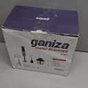 Ganiza Immersion Blender 5 in 1 Hand Blender Max 1000W Heavy Duty Motor, 16 Speed Mode Handheld Blender Stainless Steel Blade With 800ml Mixing Beaker, 600ml Chopper, Whisk and Milk Frother