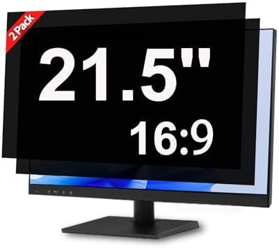 J J-Dream [2 Pack] 21.5 Inch Privacy Screen for Computer Monitor Blue Light Screen Protector Anti Glare Anti-Scratch Monitor Privacy Shield Screen 21.5 Inch 16:9 Aspect Ratio