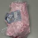 Satin Bedding Set: Flat Sheet, Fitted Sheet, Color Pink, 84x40 inch