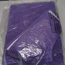 Urvoix Bathroom Rugs Sets 3 Piece, Non-Slip Chenille Bath Rug - Ultra Soft, Washable, Super Absorbent Bath Mat for Bathroom, Toilet and Tub (Purple)