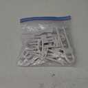 Jetec 10 Pieces Cabinet Locks for Babies, U-Shaped Proofing Drawers Safety Child Locks Adjustable, Easy to Use Childproof Latch for Knob Handle on Kitchen Door Storage Cupboard Closet (White)