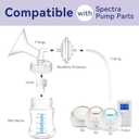 Breast Pump Replacement Parts for Spectra Motif Luna Cimilre Ameda MYA Breastpumps, Replace Duckbill Valves Backflow Protector Tubing Membranes for Spectra S2, S1, 9 Plus, Synergy Gold,10PCS
