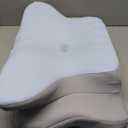 Cervical Neck Pillow for Pain Relief - Ergonomic Memory Foam Pillows for Sleeping, Cooling Side Sleeper Pillow for Neck Support, Contour Orthopedic Bed Pillow for Sleepers (Blue & Grey)