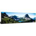 Mountain Canvas Wall Art Hidden Lake Wall Decor Glacier National Park Posters Nature View of Logan Pass Pictures Mountains Landscape Photo Prints Artwork for Bedroom Living Room Home Decoration 14x48"