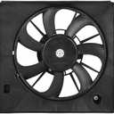 SCITOO 611480 621375 Cooling Fan Assembly Compatible for 2015-2020 for Honda for Fit 1.5L