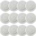 12 Pack S8201 Replacement Steam Mop Pads for Shark S7001 S8001 S7201 S7000AMZ S7000 S7005 S7020 S7001C S7000C Steam Mop, Steam & Scrub All-in-One Scrubbing Mop Pads, for Model XKITP7000