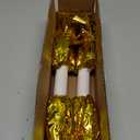 Anderson's Metallic Gold Foil Baton School Spirit Shakers, 14" Cheerleader Pom Poms, Football, Basketball, Homecoming, Squad, Team, Party, Dance, Club, Performance, Fan Celebration, 2-Pack