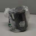 1.5L Electric Kettle Stainless Steel, Double Wall Cool Touch,Fast Boil,5 Temperature Control, LED Display, Auto Shut-Off, BPA-Free,Keep Warm Function, Ideal for Tea & Coffee (Black)