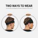 2 x VIMPEP Tenacious Sports Headbands for Men Soft Feeling Non Silp Sweatband Workout Headband for Running,Cycling,Basketball,Tennis,Yoga Fitness Stretchy Quick-Dry Hairband for Unisex (3/4/6 Pack) (Gray)