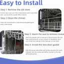 W11177741 Dishwasher Door Seal for Whirlpool Maytag KitchenAid Kenmore - Dishwashers Door Gasket Replaces W10300924 W10660528 W10300924V