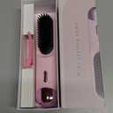 Go Brush Pro 2026 Hair Straightener Brush 300 Million Negative Ionic Portable Cordless Hair Straightener for Women with 4 Temps Fast Heating MCH Ceramic Coating Smooth Frizz  Free Hair Gift for Women