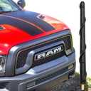KSaAuto Antenna for Dodge Ram 1500 2500 3500 2009-2026, Dodge Ram 1500 Antenna Replacement, 7 Inch Spiral Rubber Pickup Car Truck Dodge Ram 1500 Accessories Upgrade for AM FM Radio Reception