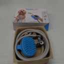 Aquapaw Dog Bath Brush Pro & Dog Shower Attachment - Large Silicone Rubber - Sprayer & Scrubber in One with 8ft Hose Attachment & Shower Wand for Bathing - Pet Bath Supplies