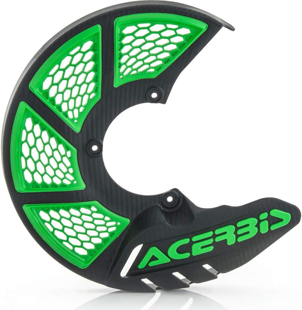 Acerbis X-Brake Vented Disc Cover - Black/Green (2449491043)