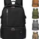 TUGUAN Insulated Cooler Backpack 38 Cans Double Deck Leakproof Lightweight Soft Lunch Backpack Small Cooler Bag Beach Picnic