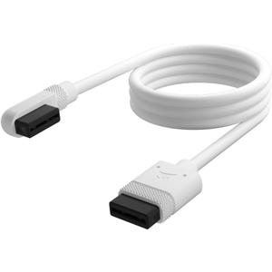 Corsair iCUE Link Slim Cable - 600mm Straight/Slim 90 - White